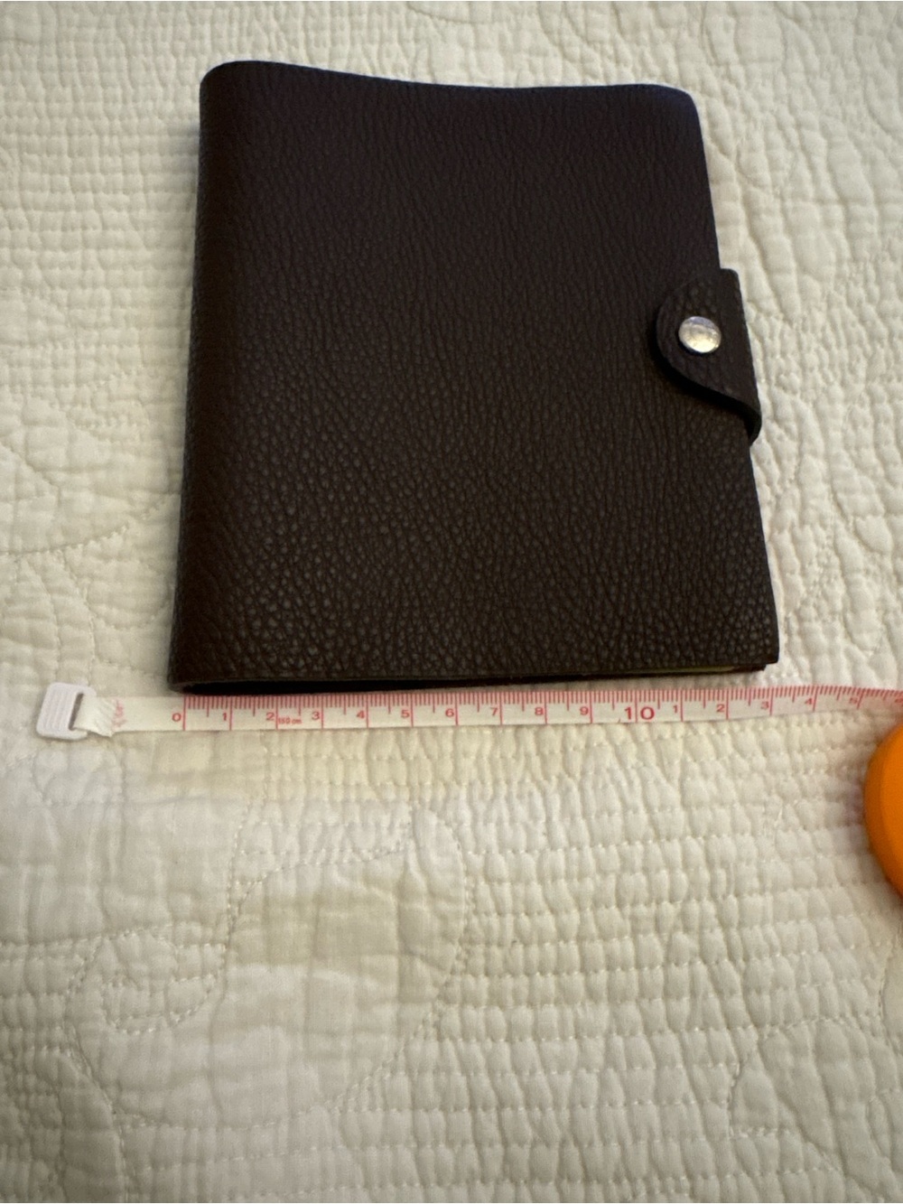 Hermes Ulysse Notebook Cover PM — Brown Togo Leather, Palladium Hardware - Picture 9 of 10